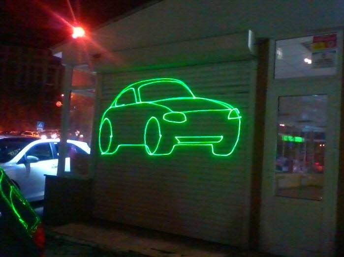 Лазерная реклама