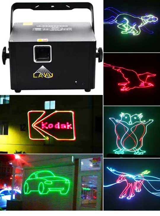 Профессиональная лазерная реклама AP15RGB Pro Max